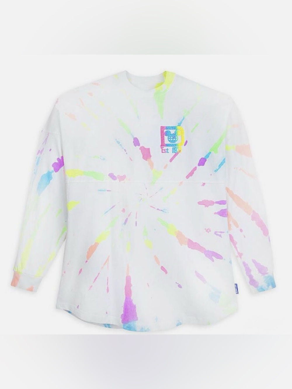 Disney Walt Disney World Neon Splatter Tie-Dye Spirit Jersey